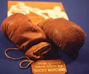 Boxing memorabilia: Rocky Marciano's boxing gloves