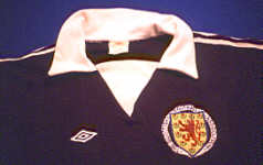 Bruce Rioch's Scottish shirt - sport memorabilia